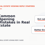 Common Opening Mistakes in Real Estate Viewing Replys