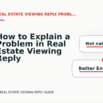 How to Explain a Problem in Real Estate Viewing Reply English